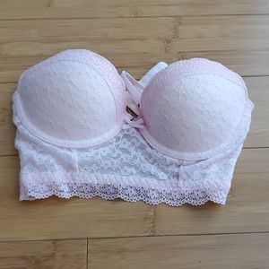 NWT Gilly Hicks pink bra 32c